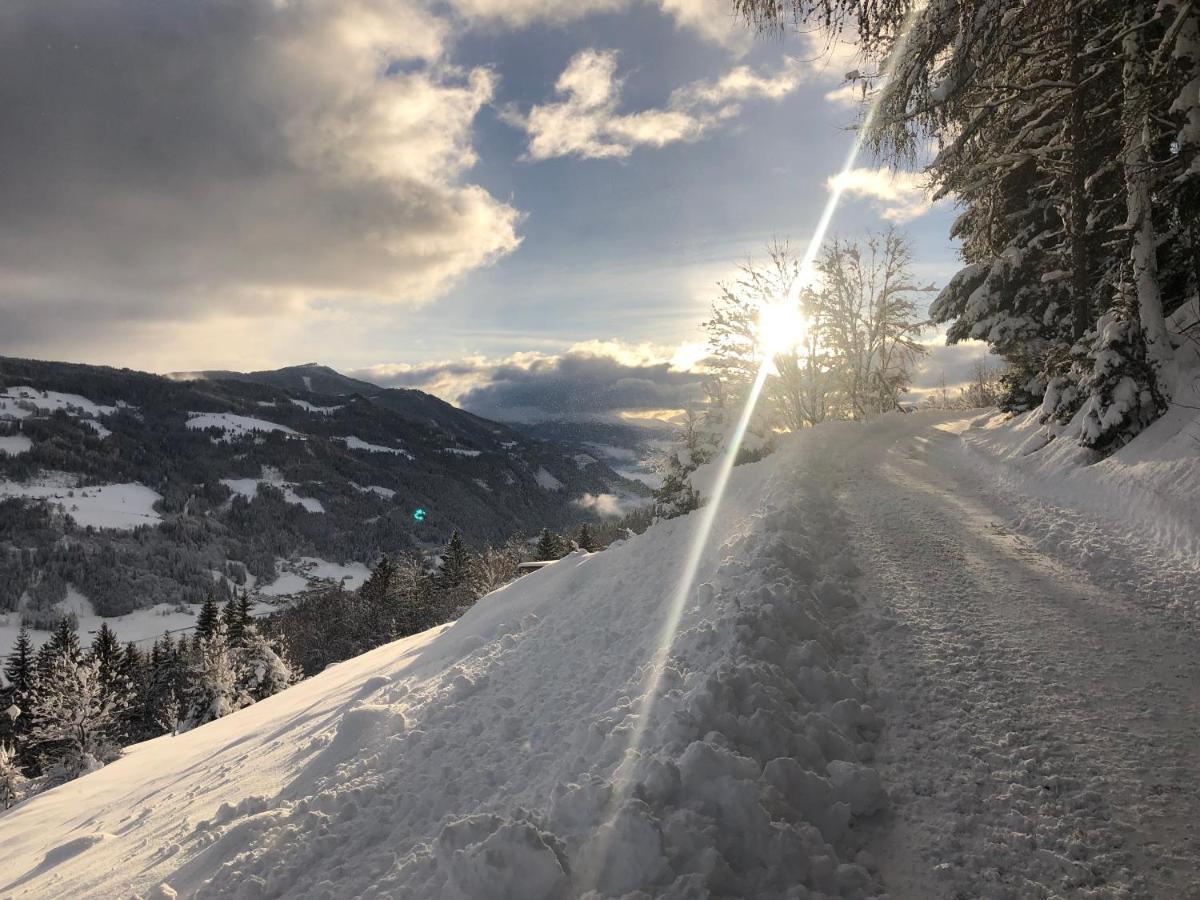 Premiumalmhuette Wiedhupf Peterdorf Bagian luar foto